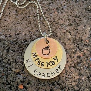 Teacher appreciation necklace